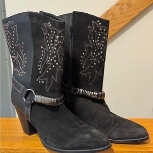 Idyllwind Black Embellished Heeled Boots